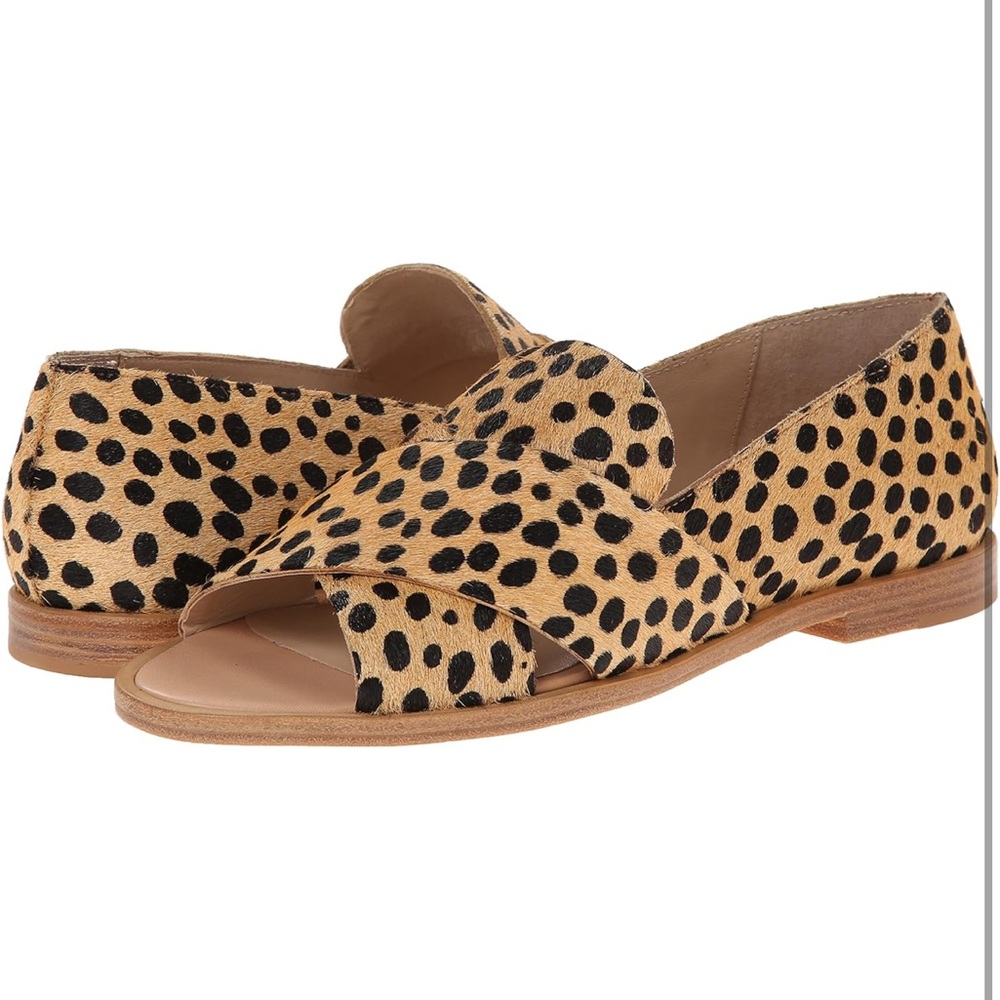 LOEFFLER RANDALL Women's Hannele Haircalf Open Slip-On Loafer